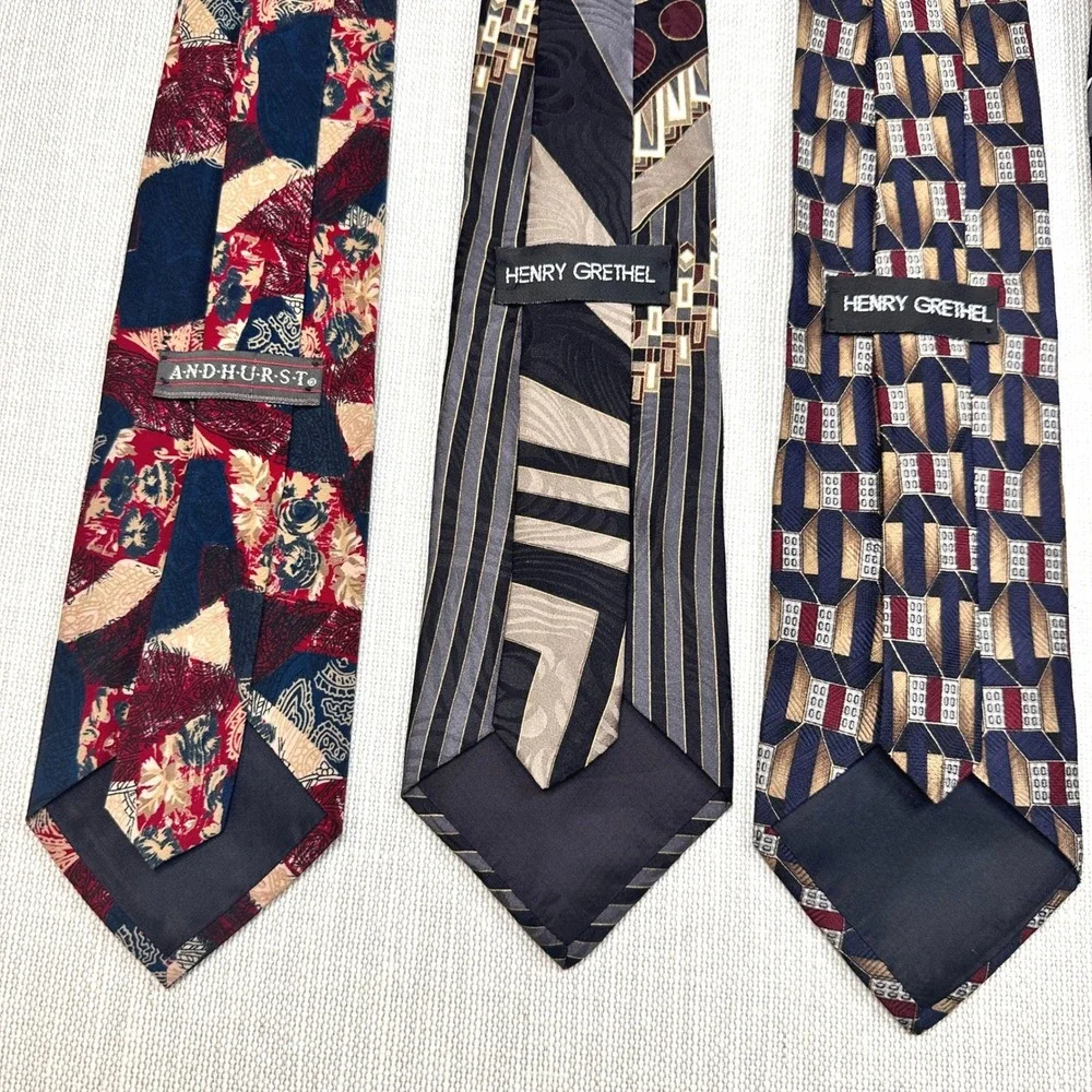 Vintage Classic Multicolor‎ Tie Bundle Henry Grethel Andhurst Les Impromptus